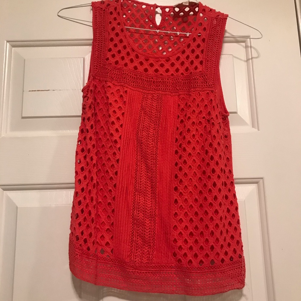 Skies are Blue crochet tank